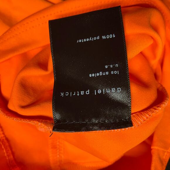 Daniel Patrick Neon Orange Athletic Bike Biker Shorts Women's Size Small - Picture 7 of 7